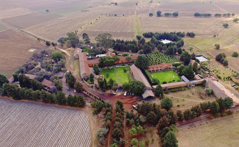 la hacienda de campo donde se cultiva y elabora el anil